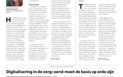 Digitalisering in de zorg